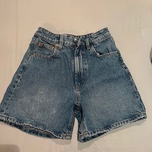 Zara Retro Denim Shorts